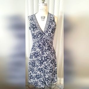 Hibiscus flower print dress